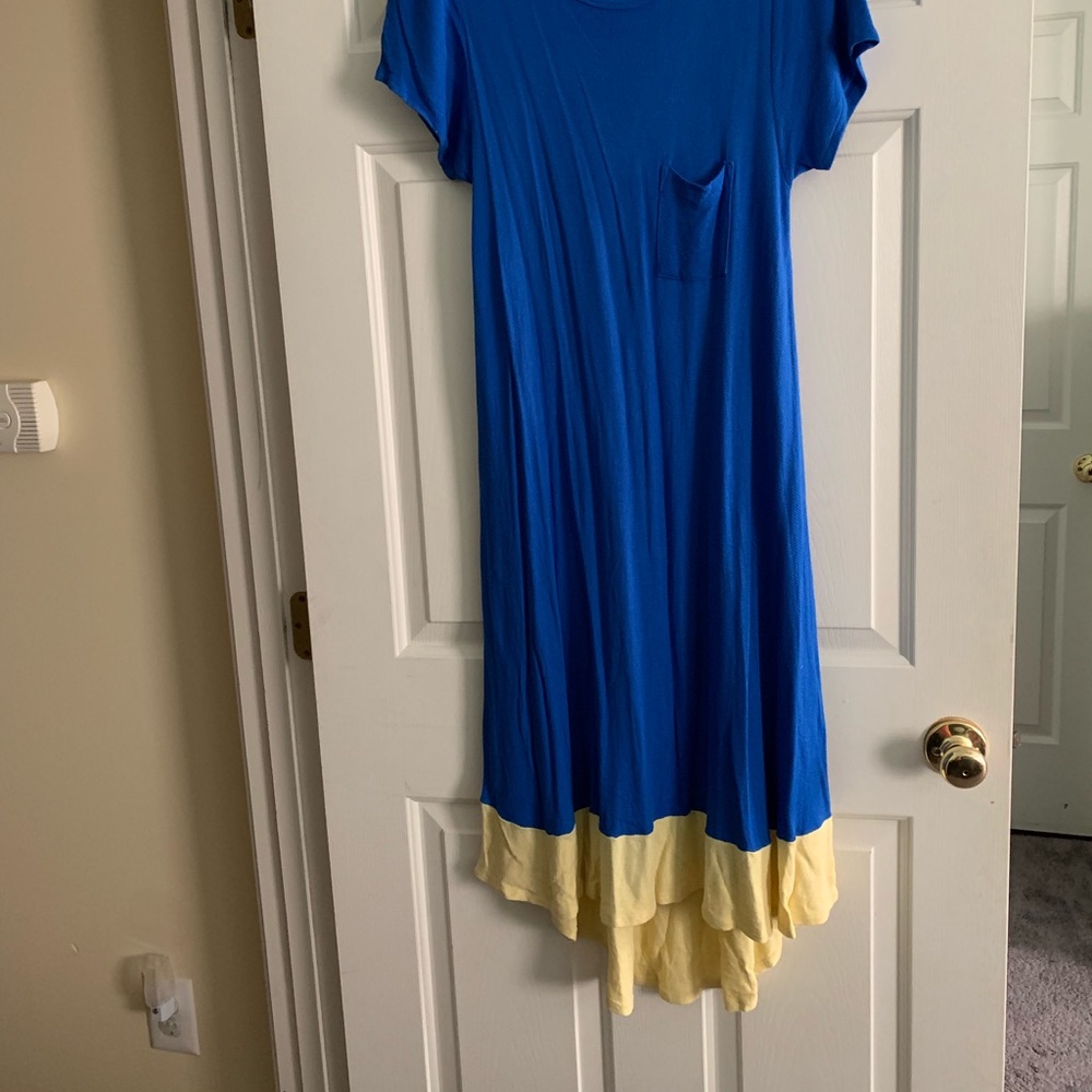 Dipped Carly high-low dress